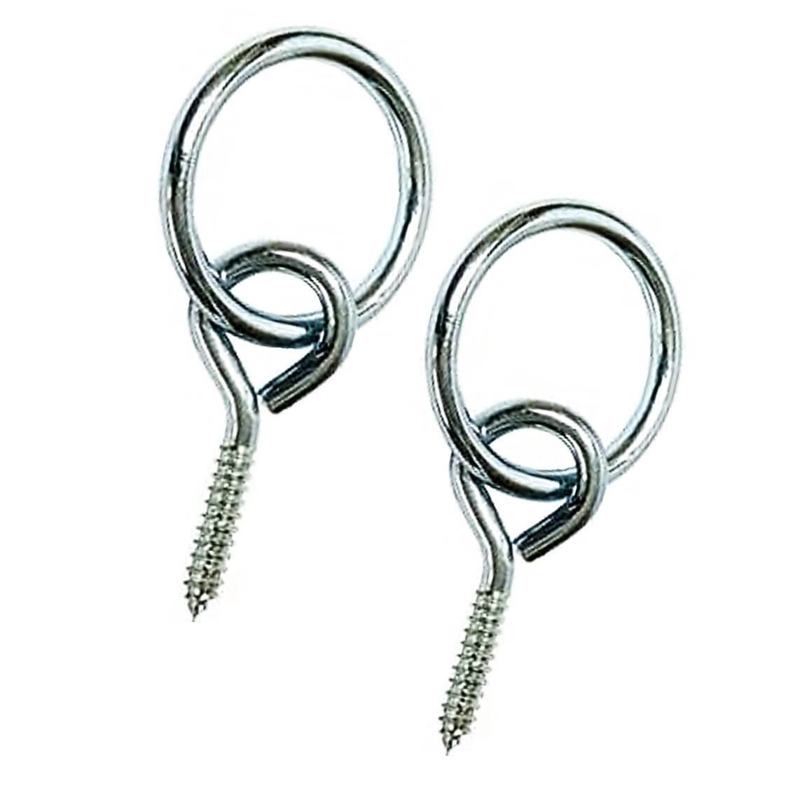 2 Packk Steel Eye Bolt Screw Ring 2" ⋆ Saddles N Such SMC