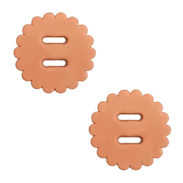 Set of 4 Leather Rosette Conchos 2″ , Saddle, Bridle, Tack