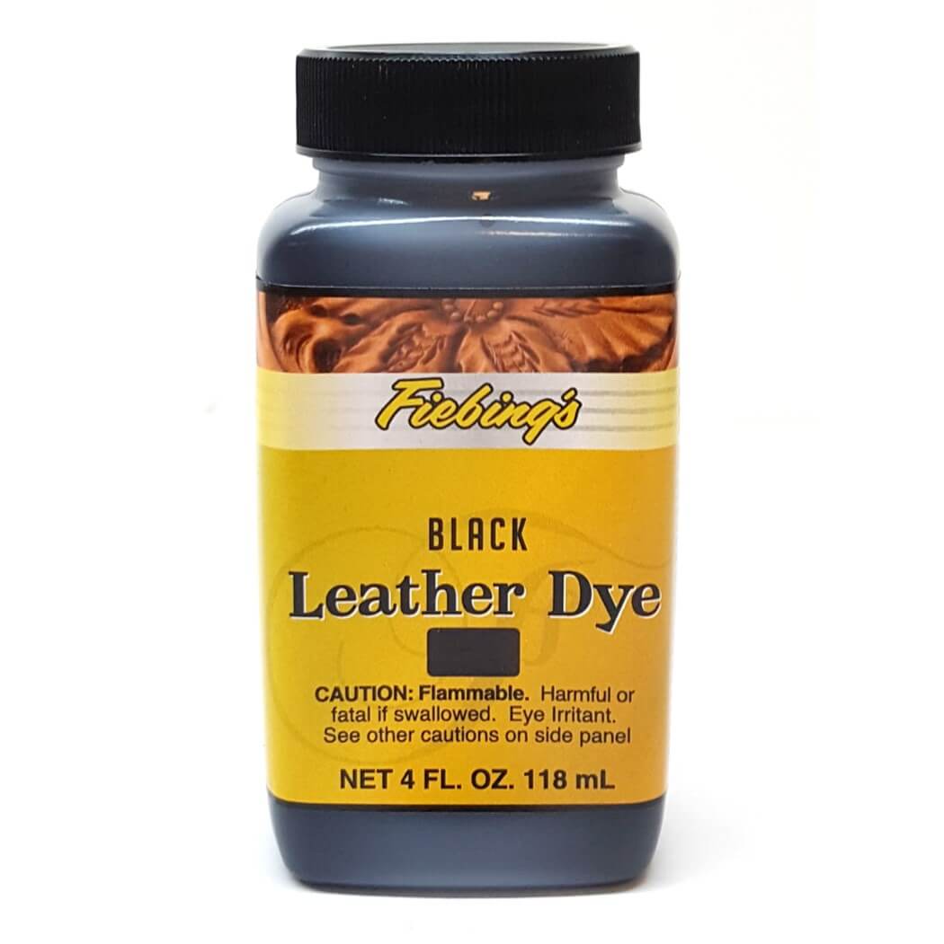 Fiebing's Pro Leather Dye 4 oz. Black ⋆ Saddles N Such SMC
