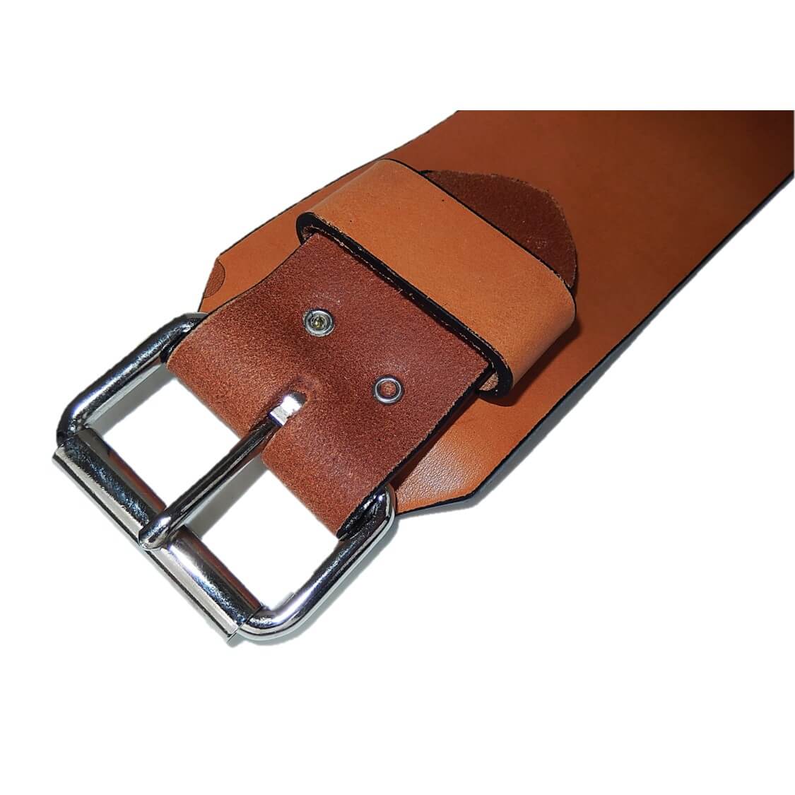 Western 3″ Wide Heavy Duty Leather Rear Cinch Hill Saddlery