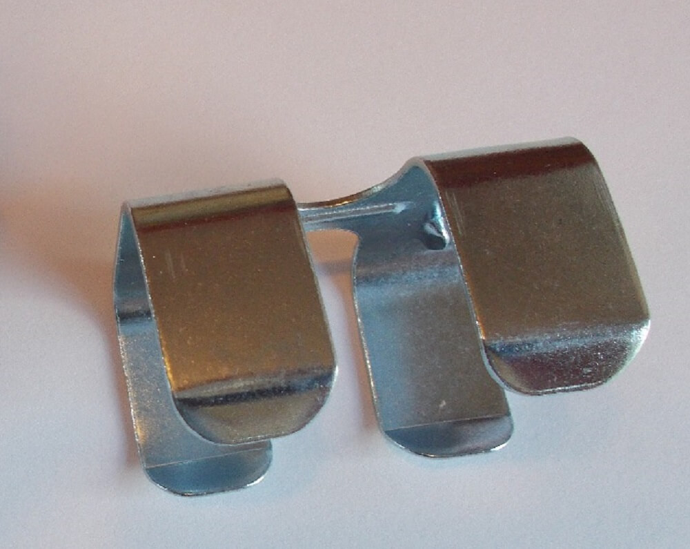 2 Pack Zinc Plated Medium Duty Double Rope Clamps ⋆ Saddles N Such SMC