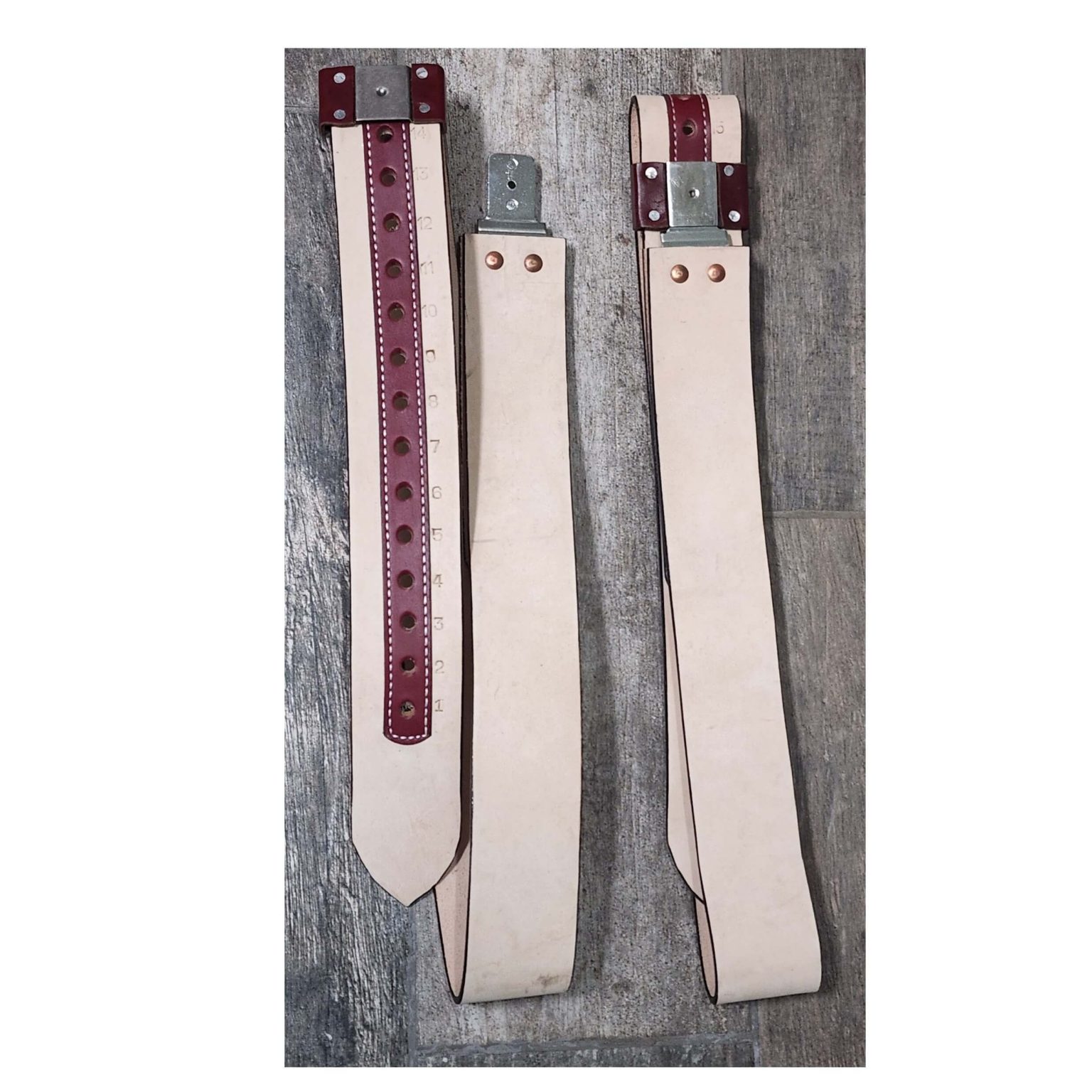 2 1/2" Wide Western Stirrup Leathers with Hardware ⋆ Saddles N Such SMC