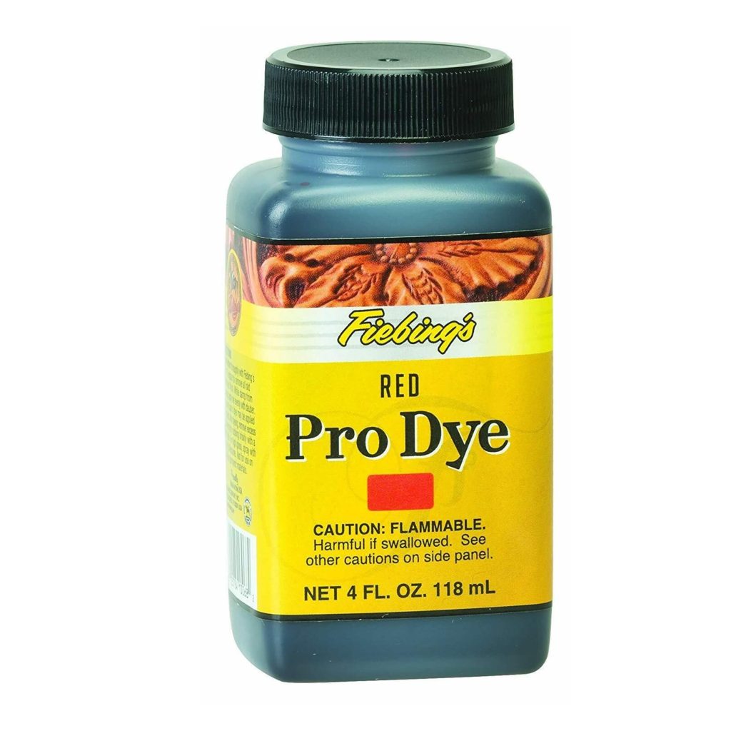 Fiebing's Pro Leather Dye 4 oz. Red ⋆ Saddles N Such | SMC