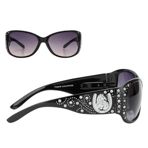 Black Color Montana West Horse Collection Sunglasses  display picture 2